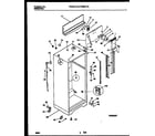 Frigidaire FPGC21TAW2 cabinet parts diagram