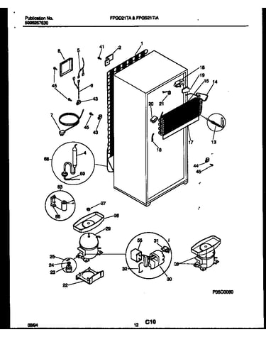 System and automatic defrost parts