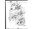 Frigidaire FPGC21TAL2 ice maker and installation parts diagram