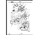 Frigidaire FPGS21TIAL2 ice maker and installation parts diagram