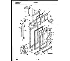 Frigidaire FRT26XHAB1 door parts diagram