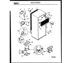 Frigidaire FPGC18TAL2 system and automatic defrost parts diagram