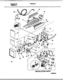 Ice maker and installation parts