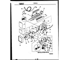 Frigidaire FPGS19TIAW2 ice maker and installation parts diagram