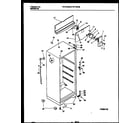 Frigidaire FRT13CRBW0 cabinet parts diagram