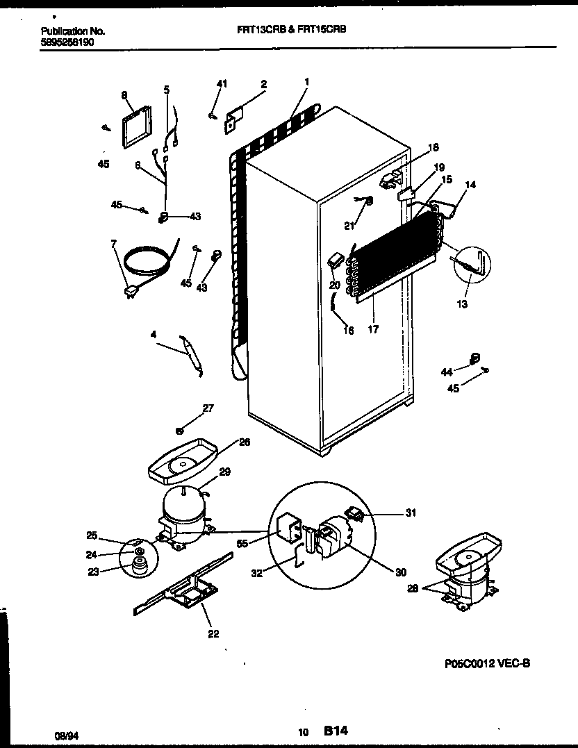 SYSTEM AND AUTOMATIC DEFROST PARTS