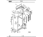 Frigidaire FPGC18TAW3 cabinet parts diagram