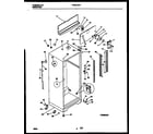 Frigidaire FPGC18TAW3 cabinet parts diagram