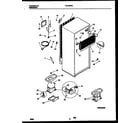 Frigidaire FRT18PRAD3 system and automatic defrost parts diagram