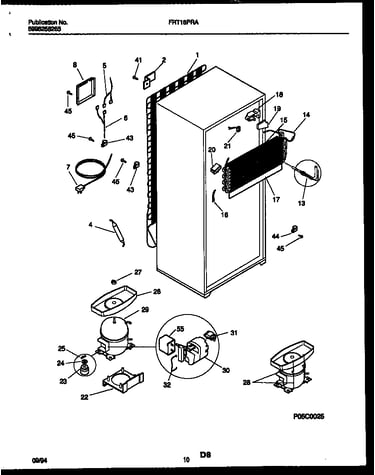 System and automatic defrost parts