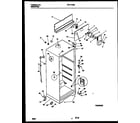 Frigidaire FRT17CRBD0 cabinet parts diagram