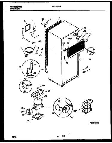 System and automatic defrost parts
