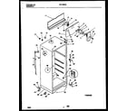 Frigidaire FRT18BRBW0 cabinet parts diagram