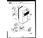 Universal/Multiflex (Frigidaire) MRT19TNBY1 system and automatic defrost parts diagram