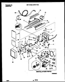Ice maker and installation parts