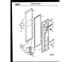 Universal/Multiflex (Frigidaire) MRS22WHBD0 freezer door parts diagram