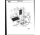 Universal/Multiflex (Frigidaire) MRS24WHBW0 system and automatic defrost parts diagram