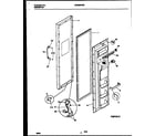 Universal/Multiflex (Frigidaire) MRS26WRBW0 freezer door parts diagram