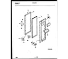 Universal/Multiflex (Frigidaire) MRS26WRBD0 refrigerator door parts diagram