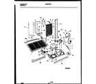 Universal/Multiflex (Frigidaire) MRS26WRBD0 system and automatic defrost parts diagram