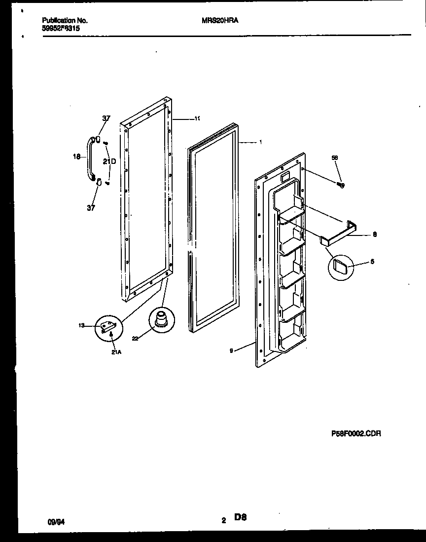 FREEZER DOOR PARTS