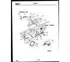 Universal/Multiflex (Frigidaire) MRS20HRAW3 refrigerator control assembly, damper control assembly and f diagram