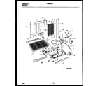 Universal/Multiflex (Frigidaire) MRS20HRAW3 system and automatic defrost parts diagram