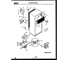 Universal/Multiflex (Frigidaire) MRT13CRBD1 system and automatic defrost parts diagram