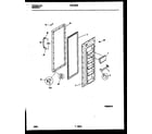 Frigidaire FRS19BRBW0 refrigerator door parts diagram