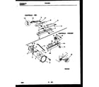 Frigidaire FRS19BRBD0 refrigerator control assembly, damper control assembly and f diagram