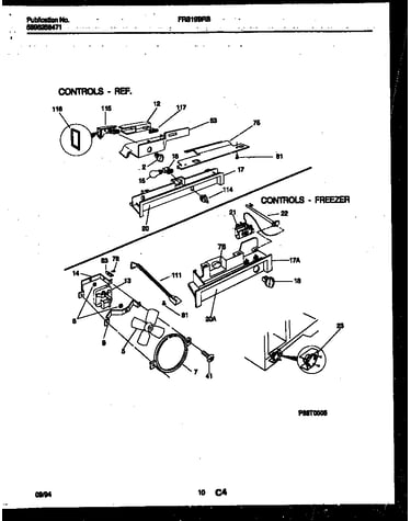 Refrigerator control assembly, damper control assembly and f
