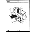 Frigidaire FRS19BRBD0 system and automatic defrost parts diagram
