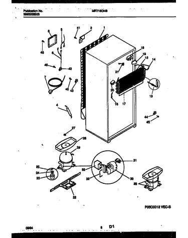System and automatic defrost parts