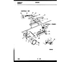 Universal/Multiflex (Frigidaire) MRS19BRAW1 refrigerator control assembly, damper control assembly and f diagram