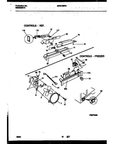 Refrigerator control assembly, damper control assembly and f
