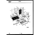 Universal/Multiflex (Frigidaire) MRS19BRAW1 system and automatic defrost parts diagram