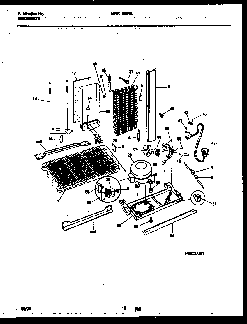 System and automatic defrost parts