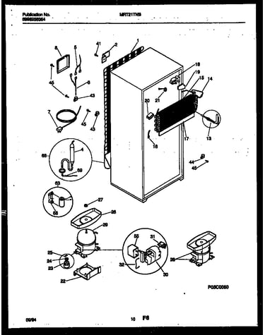 System and automatic defrost parts