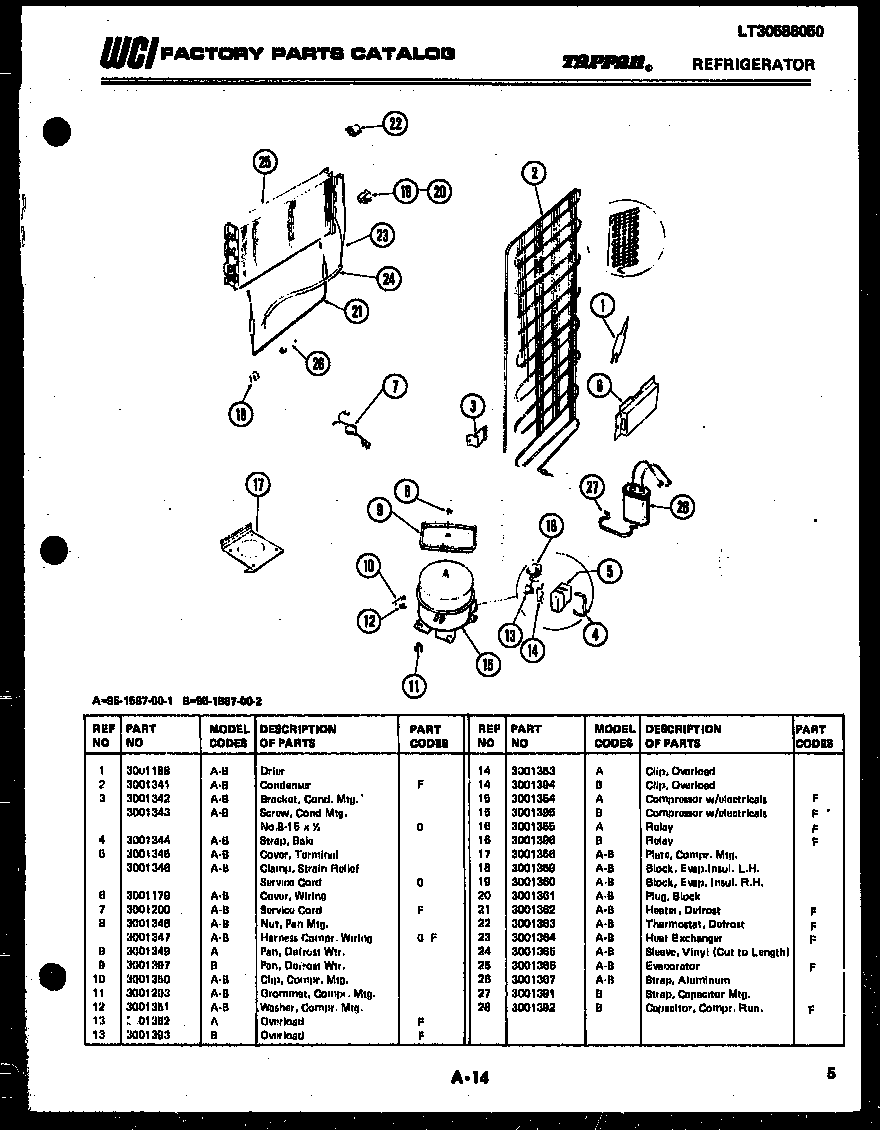 SYSTEM AND AUTOMATIC DEFROST PARTS