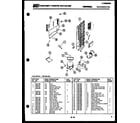 Tappan 95-1587-00-01 system and automatic defrost parts diagram