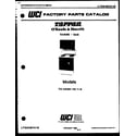 Tappan 13-3099-00-02 front cover diagram