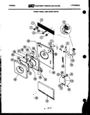 Front panel and door parts