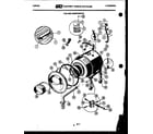 Tappan 46-2707-23-00 tub and component parts diagram