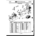 Tappan 46-2707-00-00 motor and pump parts diagram