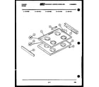 Frigidaire 32-1002-00-12 cooktop parts diagram