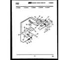 Frigidaire 32-1002-00-11 burner, manifold and gas control diagram