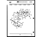 Frigidaire 32-1002-00-05 burner, manifold and gas control diagram