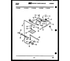 Frigidaire 32-1002-00-07 burner, manifold and gas control diagram