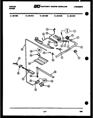 Burner, manifold and gas control