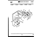 Frigidaire 32-1012-23-05 burner, manifold and gas control diagram